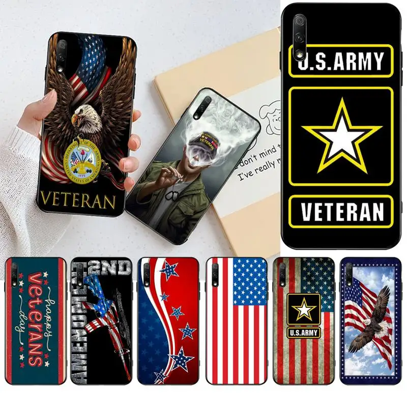 Eagle US USMC Veteran Coque Shell Phone Case For Huawei Nova 6se 7 7pro 7se honor 7A 8A 7C Prime2019 | Мобильные телефоны и