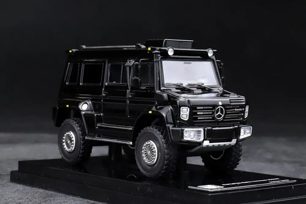 GLM 1/64 масштаб Mercedes Benz Unimog U5000 SUV черный 2012 литая модель автомобиля