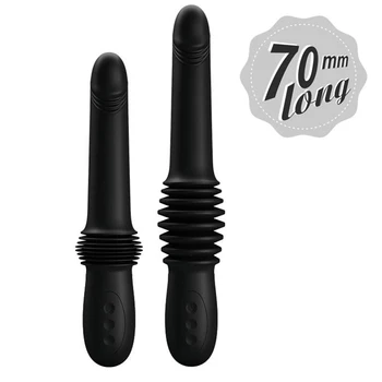 7cm Long Distance Up Down Vibrator Thrusting Powerful Realistic Dildo Vibrator for Womens Toys Silicone Rechargeable G Spot Toys 2