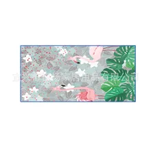 Цветочный Фламинго сверхтонкого волокна прямоугольный пляжное Полотенца ткань пляжное Полотенца цифровой пляжное полотенце с принтом