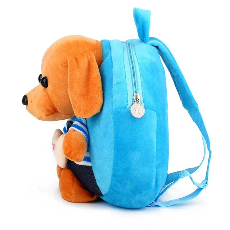 Мягкие Плюшевые Детские рюкзаки сумки для детского сада, школы Милая игрушечная собака сумки для детей модели животных школьные сумки для мальчиков и девочек