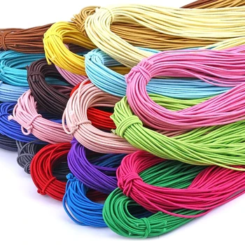 

50 Yards Length DIY Braided Elastic Band Ear Hanging Rope Cord Knit Band Rope Sewing DIY Accessories
