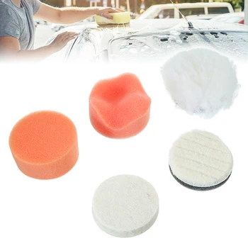 

Mayitr 5pcs 2inch Car Wax Polishing Buffing Sponge Foam Soft Polishing Pads Kit Car Styling Auto Car Detail Polishing Tool