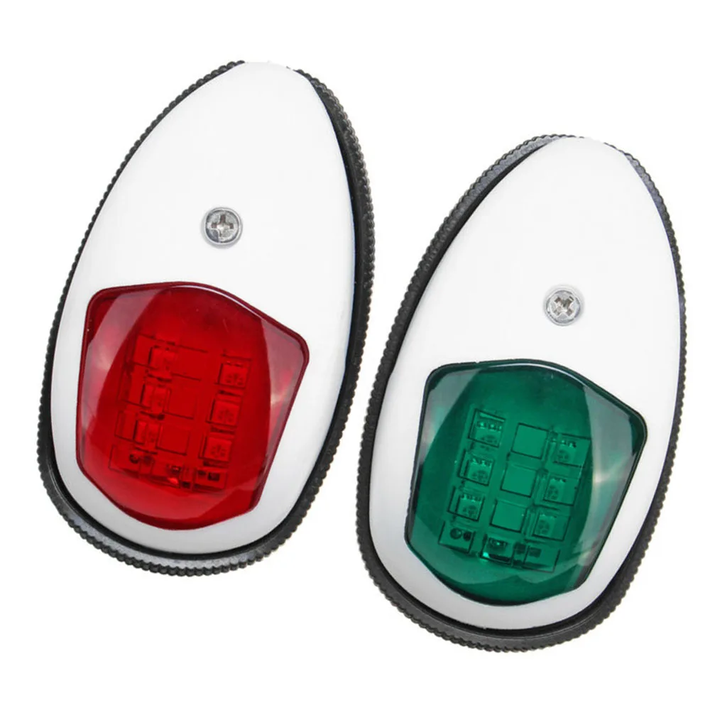 2pcs 8LED боковой габаритный сигнальный навигационный светильник для грузовика автомобиля лодки трактора лампа