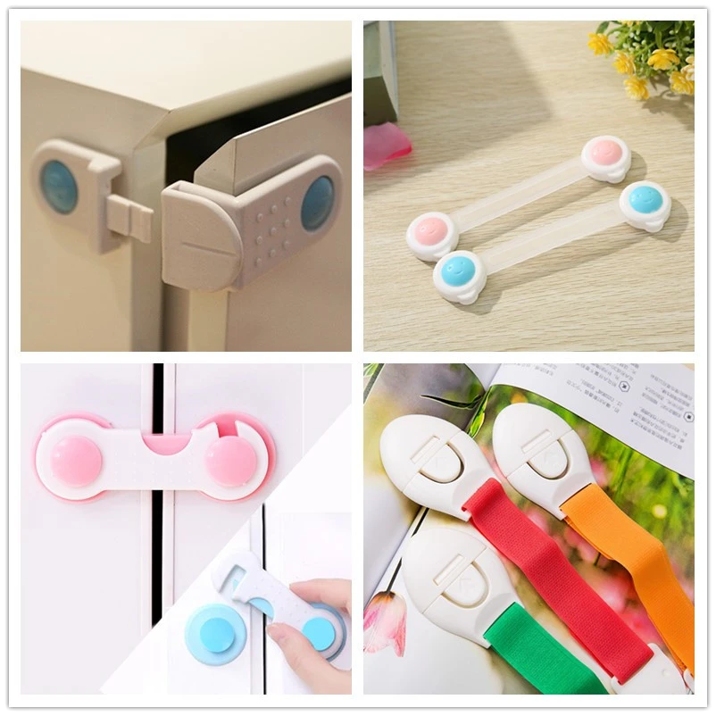 Protection De Securite Enfants Verrou De Securite Multifonctionnel Pour Bebe Tiroir De Porte D Armoire Anti Serrage Des Enfants Aliexpress