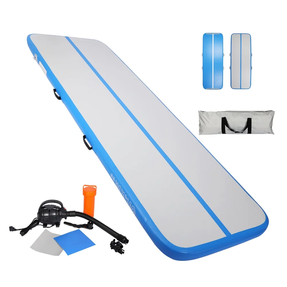 

4m 5m 6m Inflatable Track Gymnastics Mattress Gym Tumble Airtrack Floor Yoga Training Tumbling wrestling Yogo Electric Air Pump