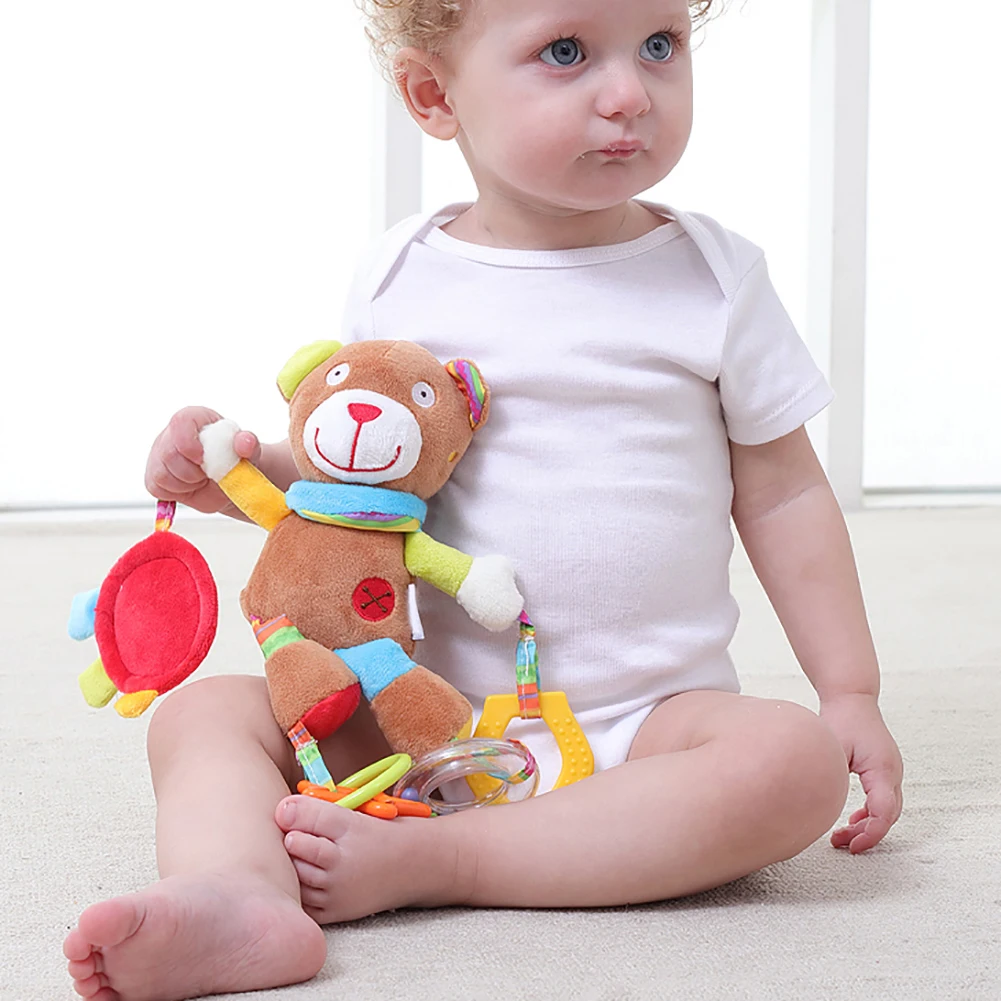 Born Baby Колыбель подвесная мультяшная плюшевая кукла-колокольчик для младенцев погремушка Новинка