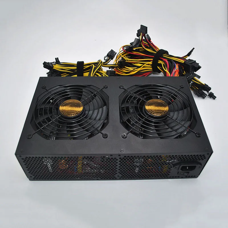 ETH PC Asic источник питания 3600 Вт Bitcoin Miner чехол PSU КОМПЬЮТЕРНЫЙ СЕРВЕР фонте для GPU GTX 1080 RX470 480 570 12-13 видеокарты E