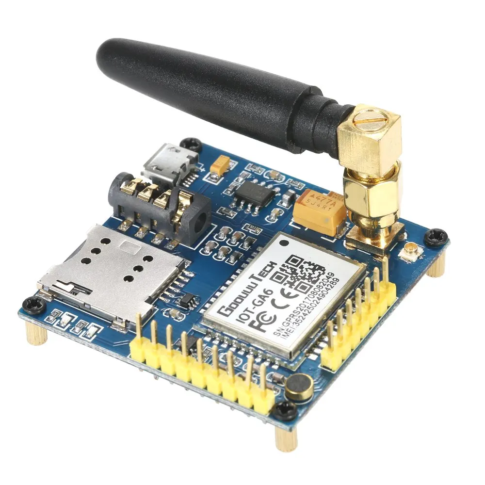 GPRS A6 Pro серийный GPRS GSM модуль ядро Developemnt плата с антенной
