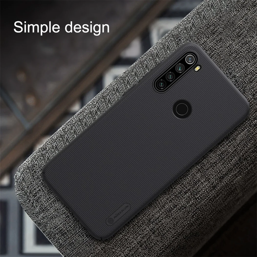 Чехол для Xiaomi Redmi Note 8T, чехол Nillkin, суперматовый, жесткий, PC, задняя крышка, защитный чехол для Xiaomi Redmi Note8T