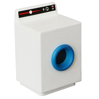 

1/12 Doll House Miniature Wooden Roller Washing Machine Home Appliances Decoration Kids Toy Children Gift