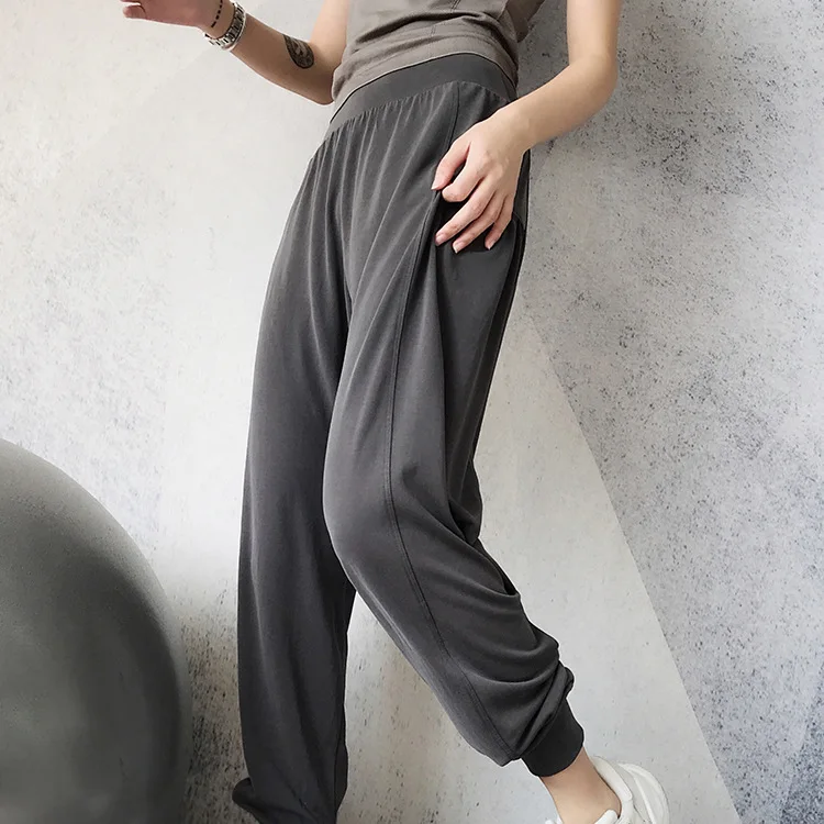 Sports Pants Women Loose Yoga Pants Sports Trousers Exercise Fitness Running Jogging Loose Workout Sport Pants Hip Hop Dance