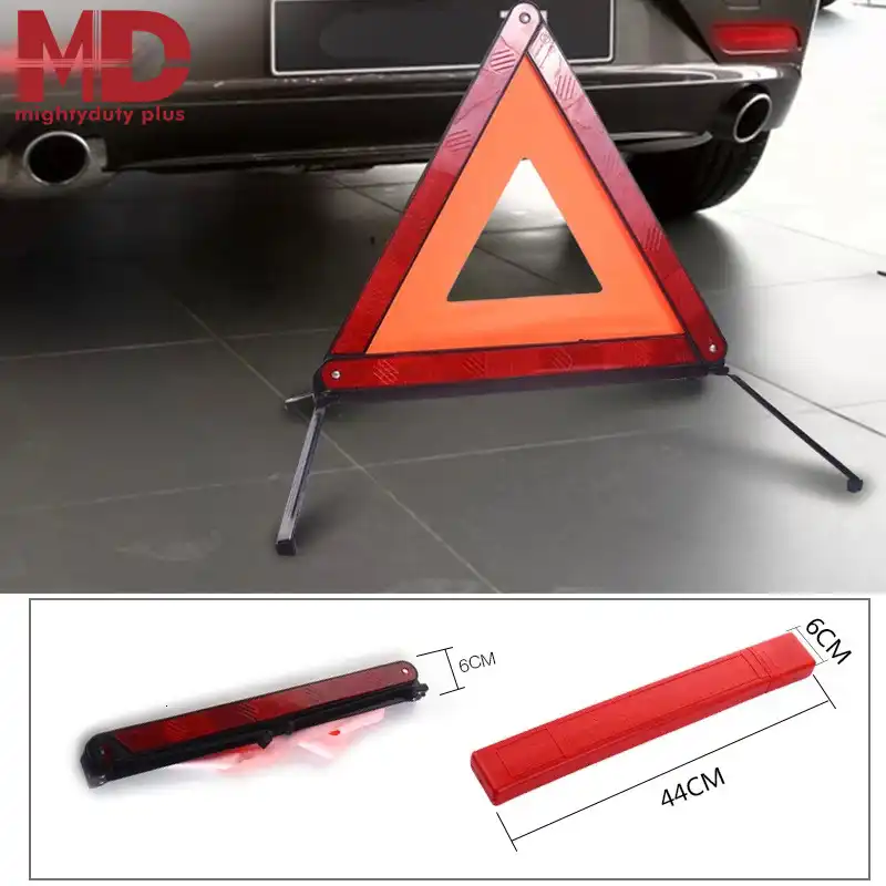 Car Warning Triangle Auto Reflective Sign Vehicle Emergency Safety Tool Roadside Lighting Flasher Reflector Car Accessories Reflective Strips Aliexpress