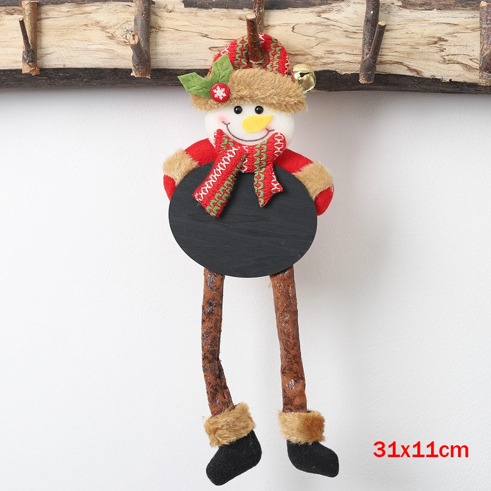 Год Милые новогодние куклы Санта-Клаус/Снеговик/Лось Noel Рождественская елка украшение для дома Рождество Navidad подарок для детей - Цвет: 10