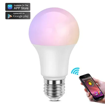 

BTMETER LED Smart Light Bulb,7W Cold White RGB Dimmable & Remote Control Warm Bulbs,Work with APP Alexa and Google Assistant