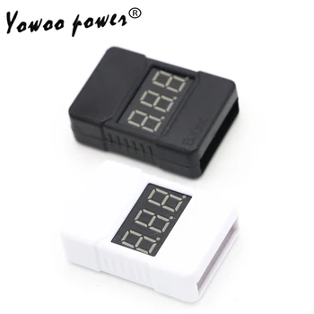 

BX100 1-8S Lipo Battery Voltage Tester Low Voltage Buzzer Alarm Battery Voltage Checker with Dual Speakers YOWOO