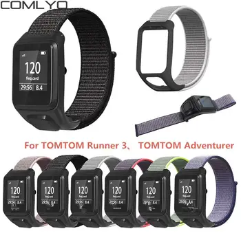 

COMLYO Nylon Watch Wrist Bands For TOMTOM Runner3 Adventurer Strap Replacement Smart Bracelet for TOMTOM Runner 3 Band Wristband