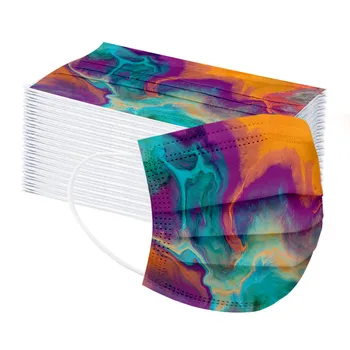 

Adult's Painting Mask Masque 3ply Ear Loop Outdoor Sport Face Mask Masque Mondmasker Disposable Non-woven Face Mask Mascarilla