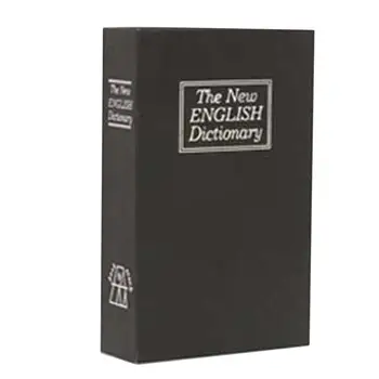 

Dictionary Mini Safe Box Book Money Security Safe Lock Cash Money Coin Storage Jewellery key Locker with Password Key Lock