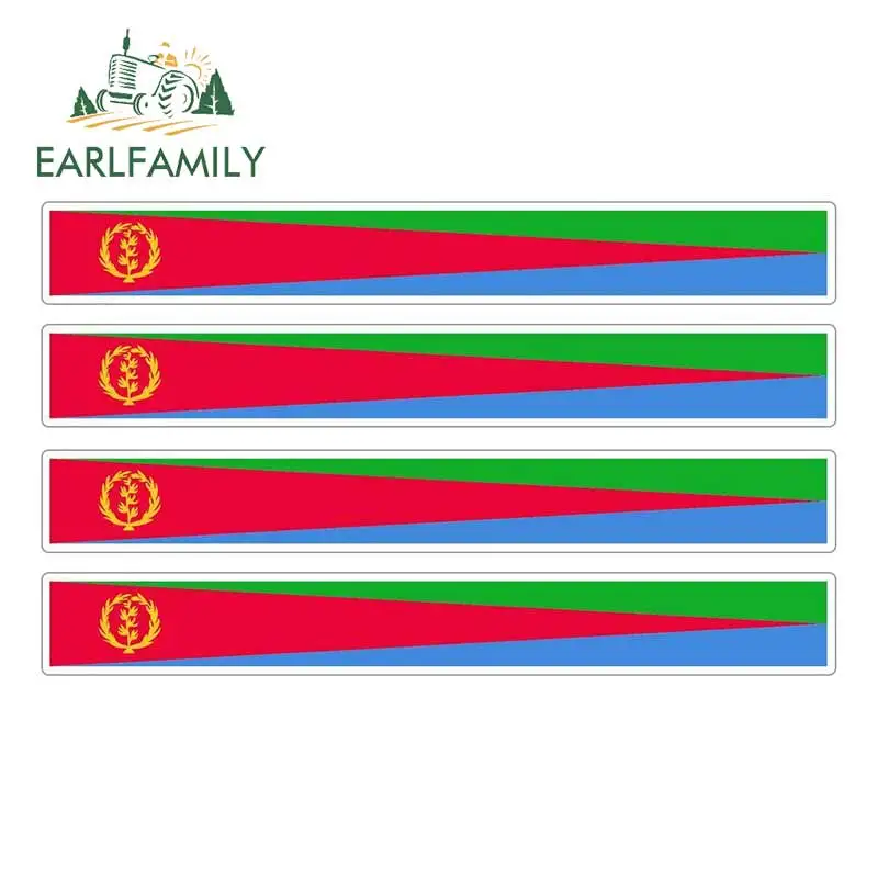 EARLFAMILY 13 см x 1 7 4 шт. полосатый Автомобильный флаг для мотогонок Наклейка на окно