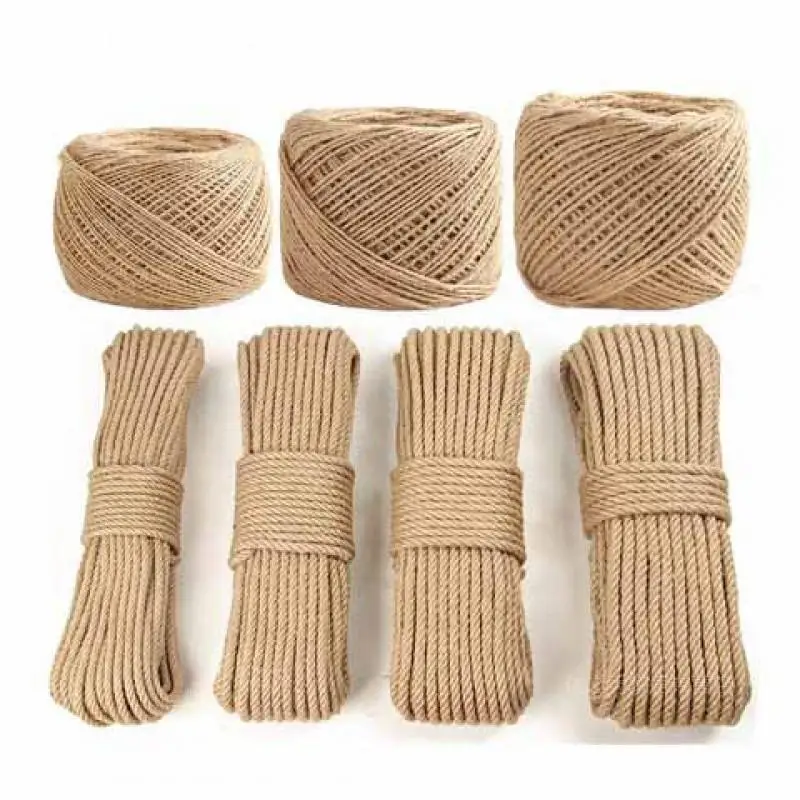 

Sisal Rope Cat Tree DIY Scratching Post Toy Cat Climbing Frame Replacement Rope Desk Legs Binding Rope for Cat Sharpen Claw