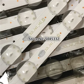 

LED Backlight strip 8 lamp For LG 32"TV HC320DXN-ABSL1-A142 2143 SSC_32LJ61_HD_8LED S 32LC510U 32LM63 Y19