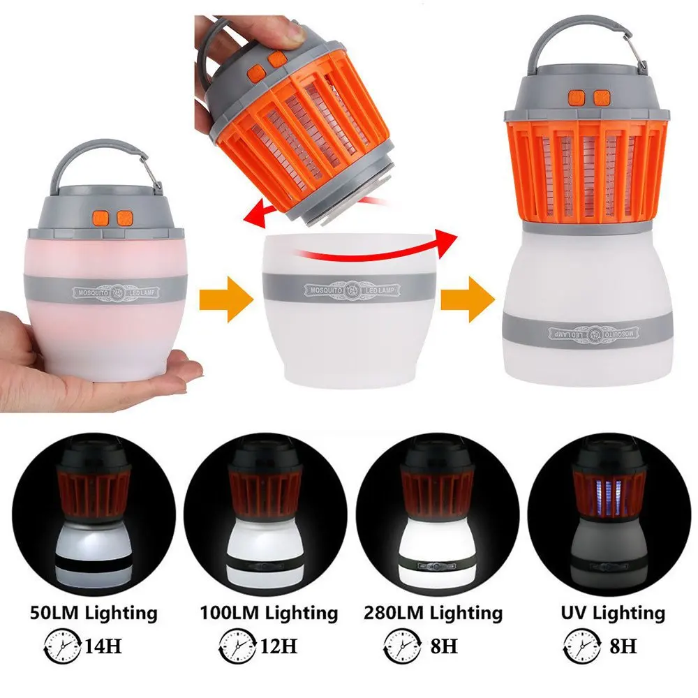 

Outdoor Mosquito Killing Lamp New Style Camping Multi-functional Portable IP67 Waterproof Mosquito Repellent Insecticide Electri