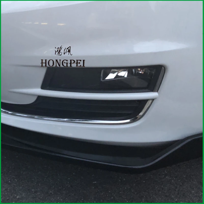 Для VOLKSWAGEN 2013- Golf 7 MK7 передний бампер для губ Нижняя решетка защитная пластина спойлер обвес набор крышка декоративная полоска