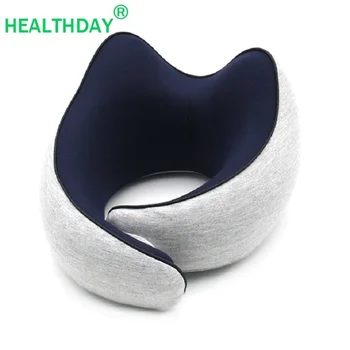 

U-shaped Neck Pillow Slow Rebound Memory Foam Relieve Soreness Protection of The Cervical Spine Nap Aircraft Neckrest Pillow