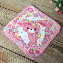 Хлопковый Детский платок для мытья лица с рисунком из мультфильма, Мягкий впитывающий большой платок 34*34 см