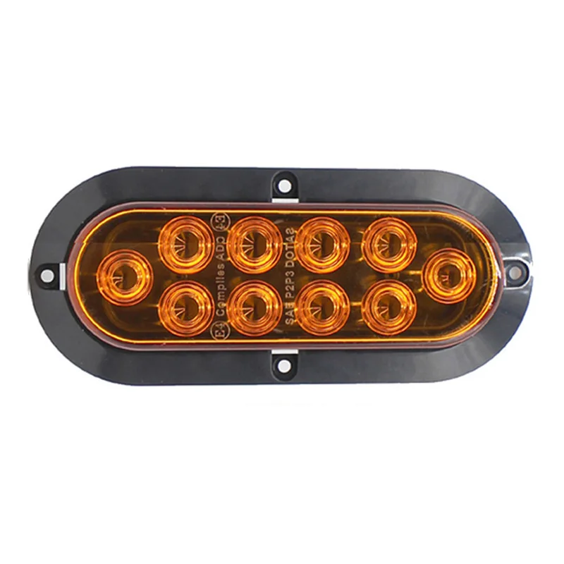 12V Автомобильные фары с винтами 2 шт. ПРИЦЕП RV грузовик 10-светодиодный Овальный 6 дюймов