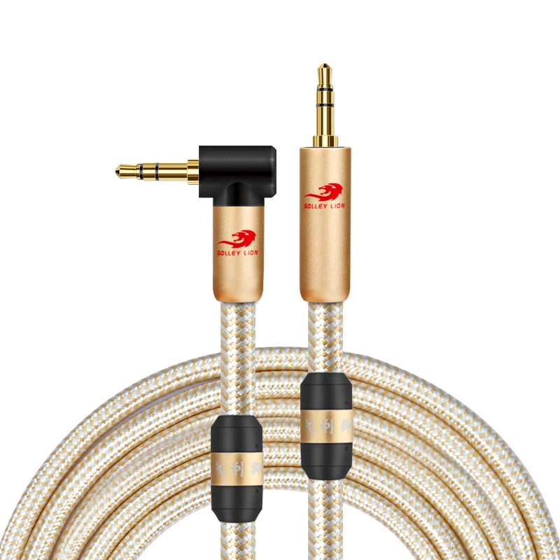Hi-Fi 1/8 &quot3 5 до 3 AUX кабель для усилителя ПК телефона наушников автомобиля