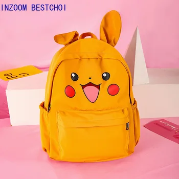 

Fashion Schoolbag Female Student Korean Version 2019 New Cute Pikachu Campus Backpack Waterproof Small Fresh Backpack Mochila