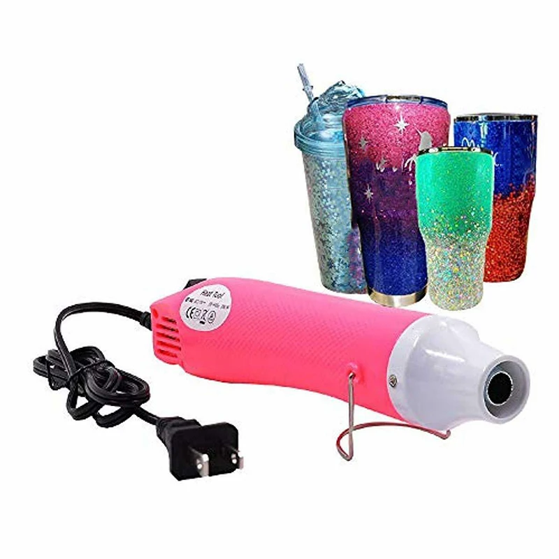 110V Heat Gun Electric Power Tool Hot Air Gun Bubble Buster Tool Kit for Making Epoxy Glitter Tumblers DIY Acrylic Resin Cups
