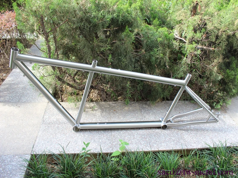 Sale titanium tandem bike frame with 44mm head tube and BB30 thread BB shell thru axle dropouts 7 Sale titanium tandem bike frame with 44mm head tube and BB30 thread BB shell thru axle dropouts 7