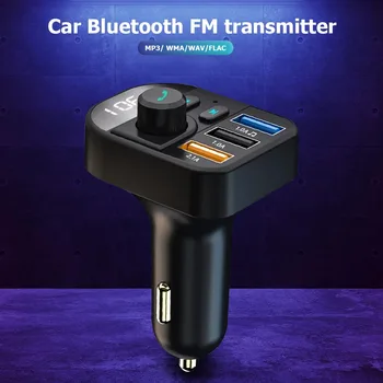 

Y-9 Audio Receiver Car Bluetooth 4.1 FM Transmitter Modulator Handsfree U Disk MP3 Player 3 Ports USB Charger