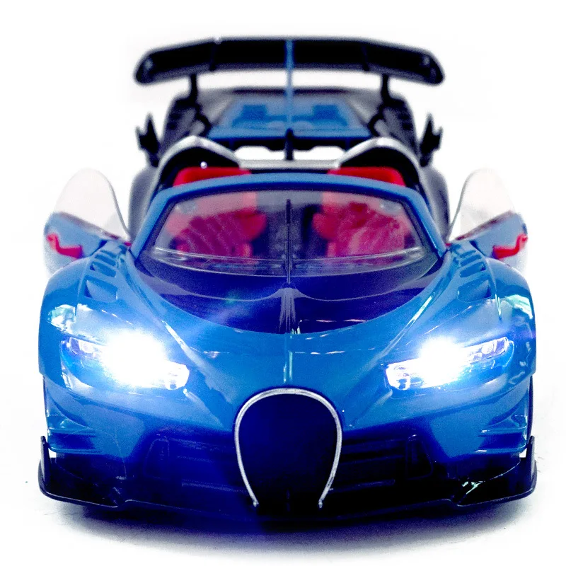 

New Style Bottom Bracket Road Drop-resistant Remote Control Car a Key to Open Three-door Wireless Charging Convertible Bugatti C