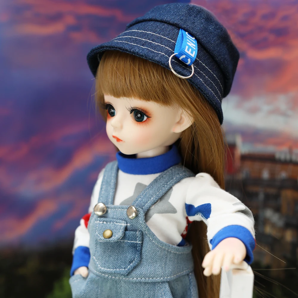 30 см Bjd кукла 1/6 подарки для девочки 18 суставов кукла с одеждой DIY кукла лучшие подарки на день рождения ручной работы игрушка косметика