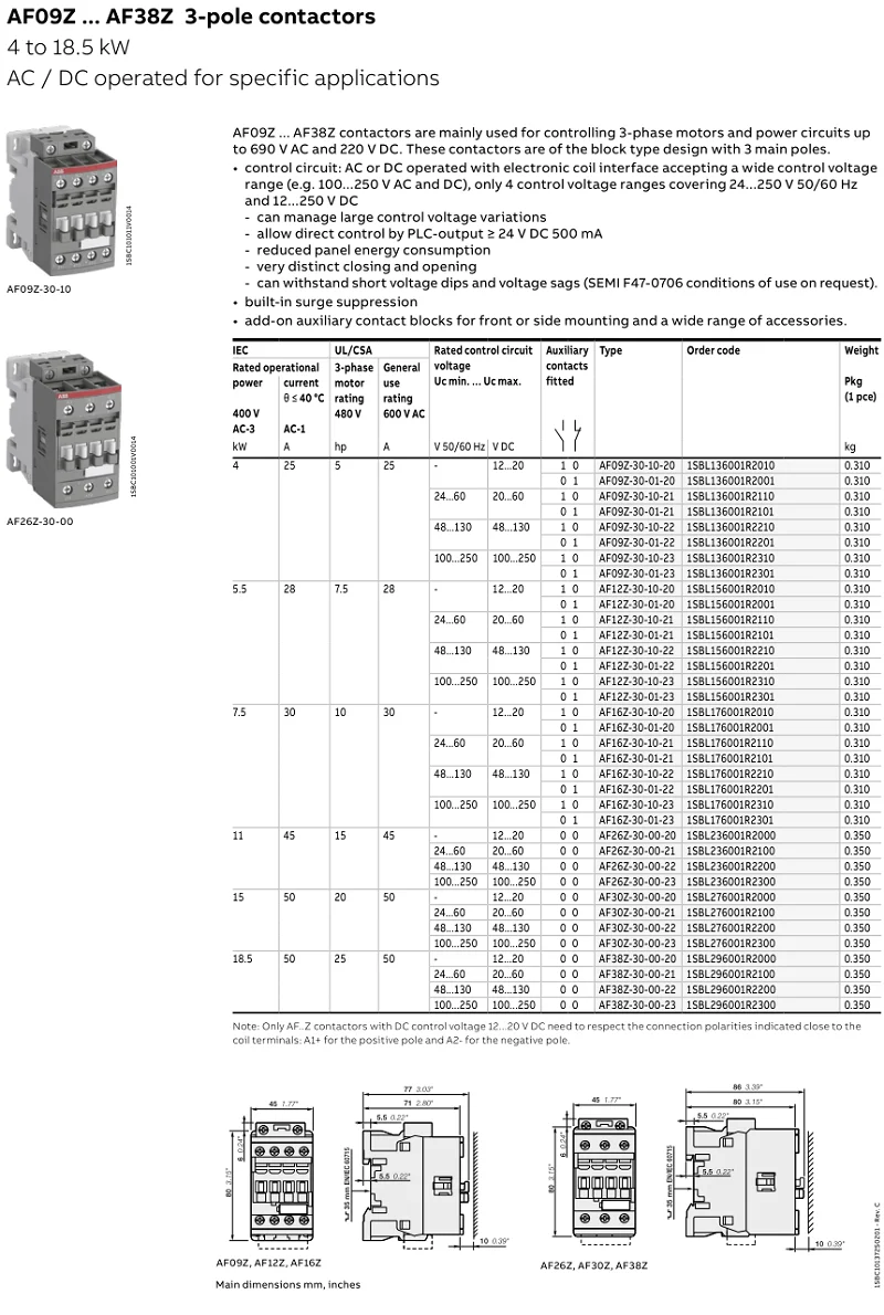 AF09Z-38Z AC-DC
