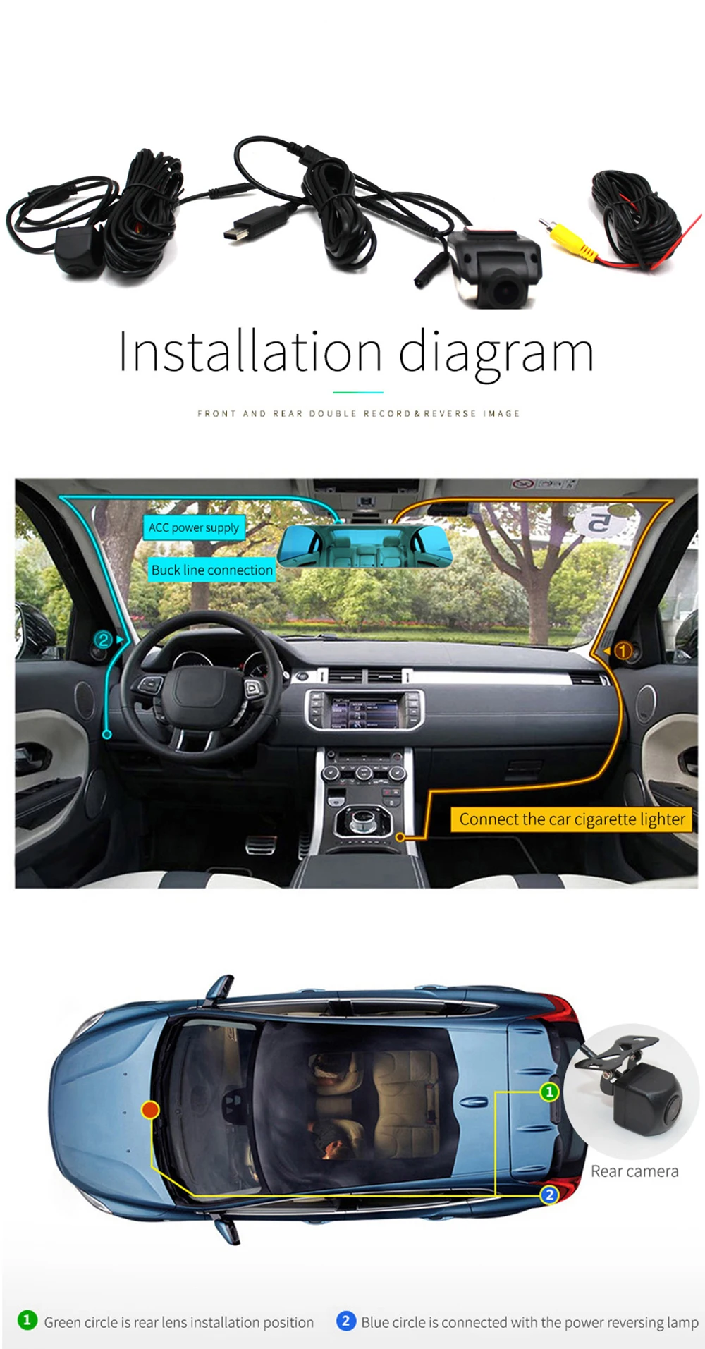 rear view mirror reverse camera 1080P Full HD Car DVR Dash Cam Vehicle Video Recorder Registrar Auto Dash Camera Car Motion Detector ADAS Night Vision G-sensor1080P Full HD Car DVR Dash Cam Car Video Recorder Registrar Auto Dash Camera Motion Detector Dash Cam DVRs ADAS Night Vision  reversing camera mirror