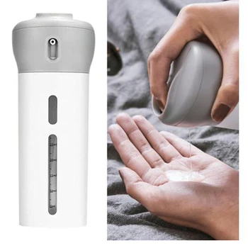 

Travel Cosmetic Packaging Bottle Lotion Shampoo Bath Container Bottle 4-In-1 Press-Type Lotion Dispensing Bottle
