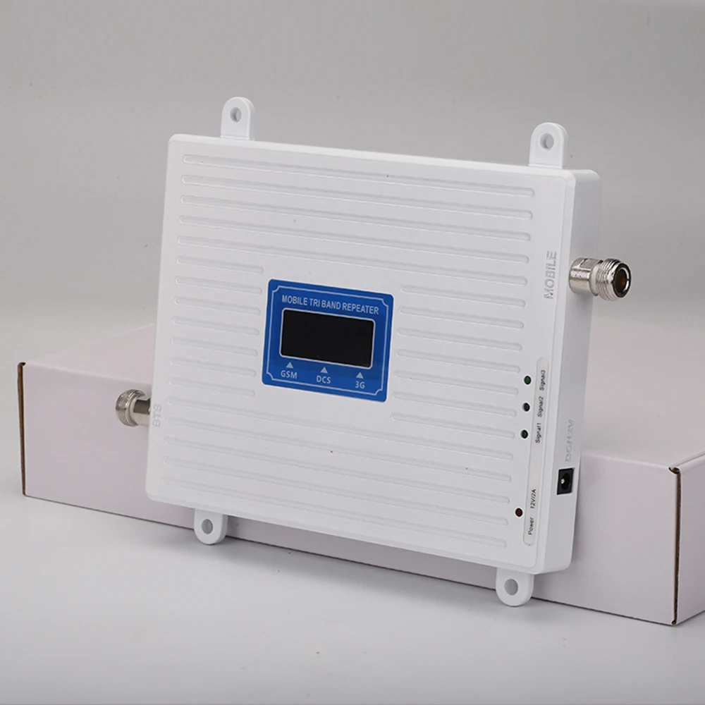 Трехдиапазонный ретранслятор 2G 3g 4G GSM 900 DCS/LTE 1800 WCDMA/UMTS 2100MHz усилитель мобильного сотового сигнала усилитель антенны Набор бустер