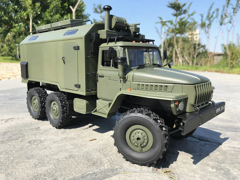 1:16 URAL-4320 Радиоуправляемый автомобиль шестиколесный альпинистский военный командный армейский грузовик Модель Детская игрушка подарок для мальчика