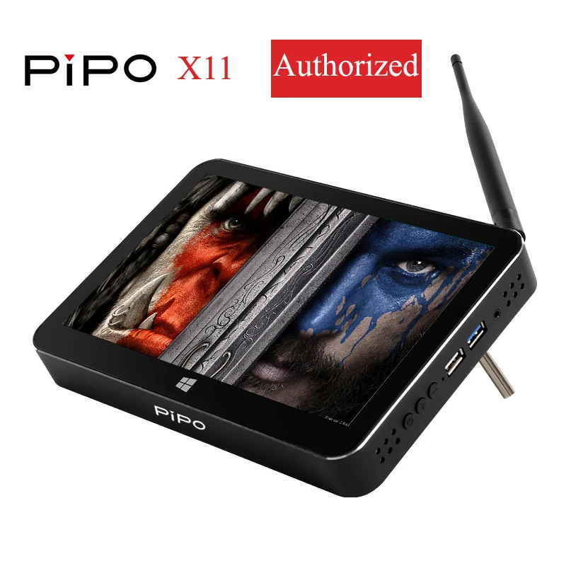 Pipo X11 Мини ПК 8 9 дюймов Windows 10 планшетный 2G 32G BT4.0 1920*1200 HDMI Wifi 4 USB RJ45 металлическая