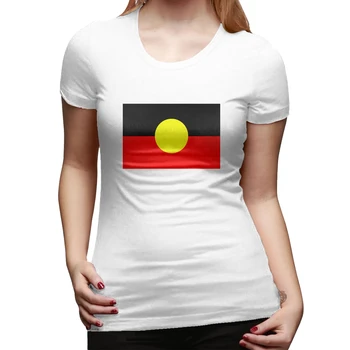 

2020 Harajuku Summer Indigenous Australian Flag Print T Shirt Women O-Neck T-shirt vintage Casual Streetwear Tops Tshirt