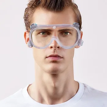 

Protective Safety Goggles Cycling Goggles Wide Vision Indirect Vent Anti-Fog Saliva Splash Dustproof Waterproof Goggle