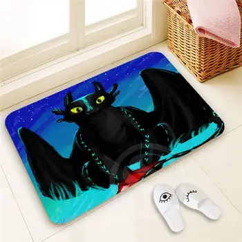 

High Quality Custom train your dragon Doormat Home Decor 100% Polyester Pattern Door mat Floor Mat foot pad SQ00722-@H0715