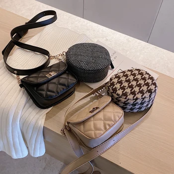 

Ins Women Single Shoulder Crossbody Bag All-match Multifunction Small Square Package Brand Designer Personality Waist Chest Bag
