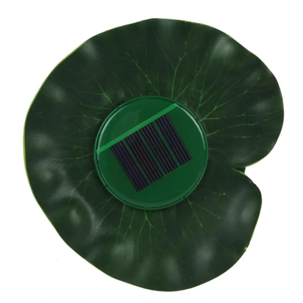 Цветочный светильник на солнечной батарее красивый и может плавать на воде