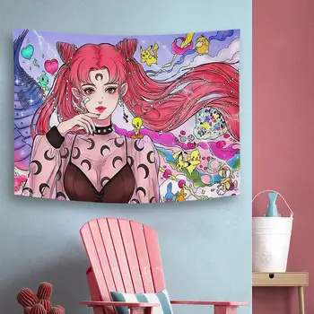 Kawaii Anime Sailor Moon Tapestry 6